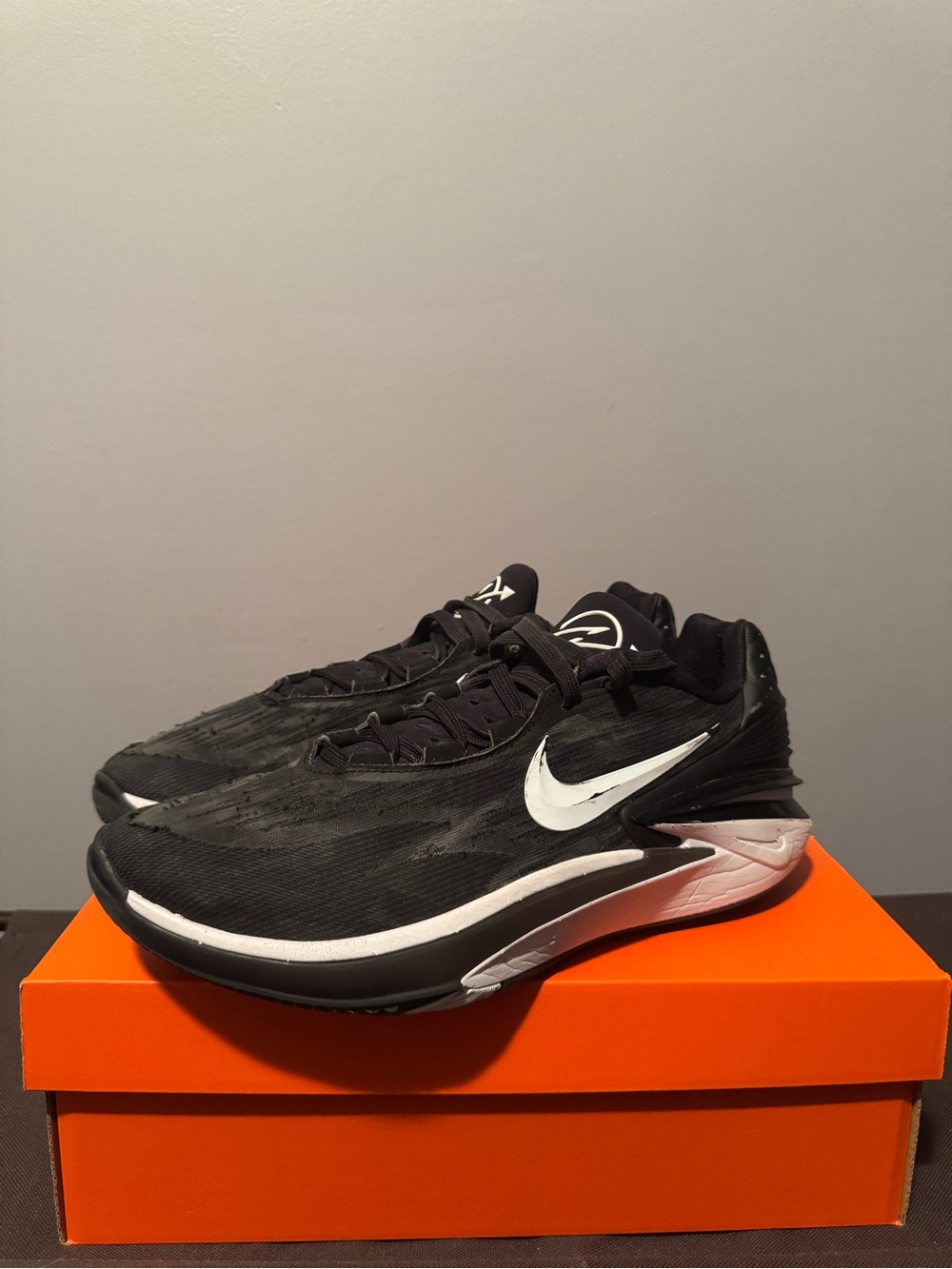 Nike Air Zoom Black and White Running Shoes